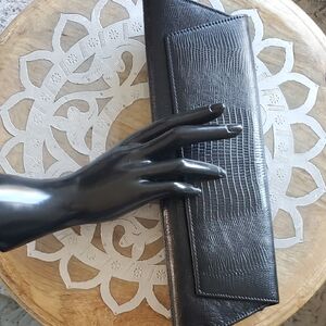 NWT 90's Kenneth Cole Lizard Clutch